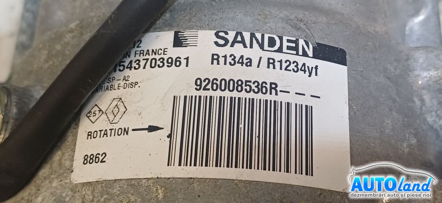 Compresor AC NISSAN JUKE 2010-2026 Cod 926008536R 