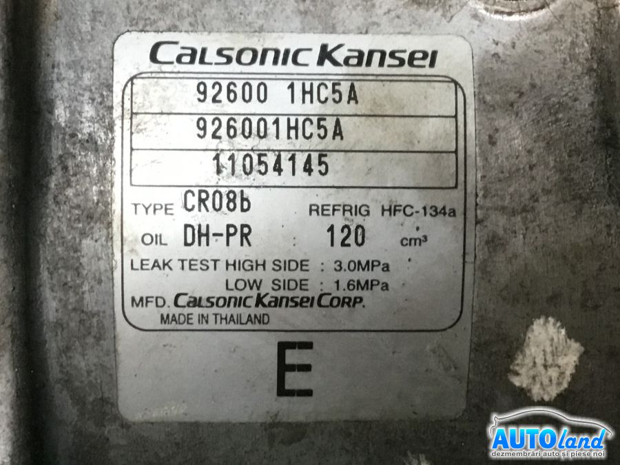 Compresor AC NISSAN MICRA IV (K13) 2010-2025 Cod 926001HC5A 