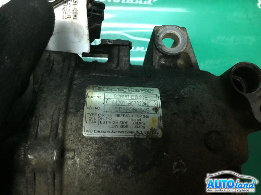 Compresor AC NISSAN NAVARA (D40) 2004-2025 Cod 92600EB40E 