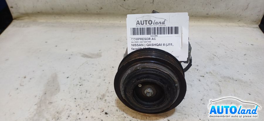 Compresor AC NISSAN QASHQAI II (J11, facelift 2017) 2017-2026 Cod 4471407100 