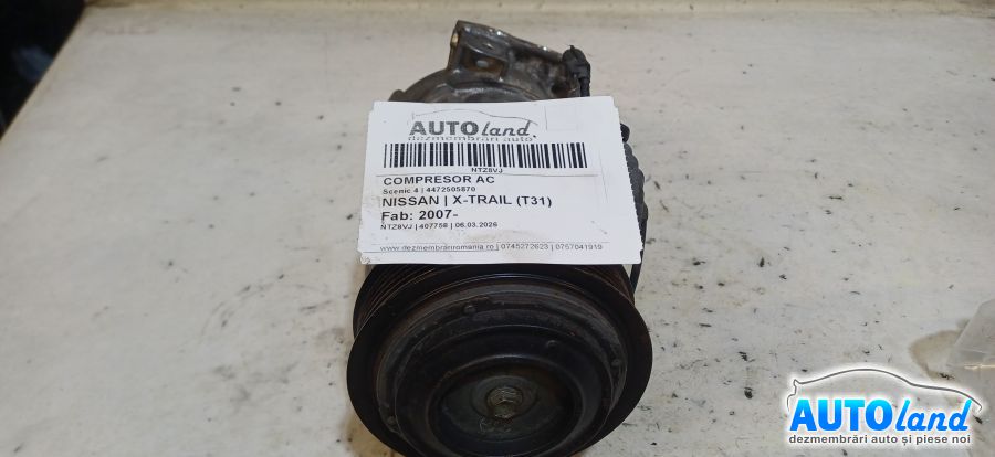 Compresor AC NISSAN X-TRAIL (T31) 2007-2026 Cod 4472505870 