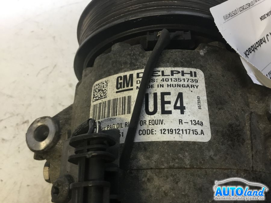 Compresor AC OPEL ASTRA J hatchback 2009-2025 Cod 13335251 
