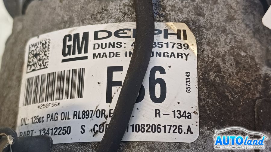 Compresor AC OPEL ASTRA J hatchback 2009-2025 Cod 13412250 