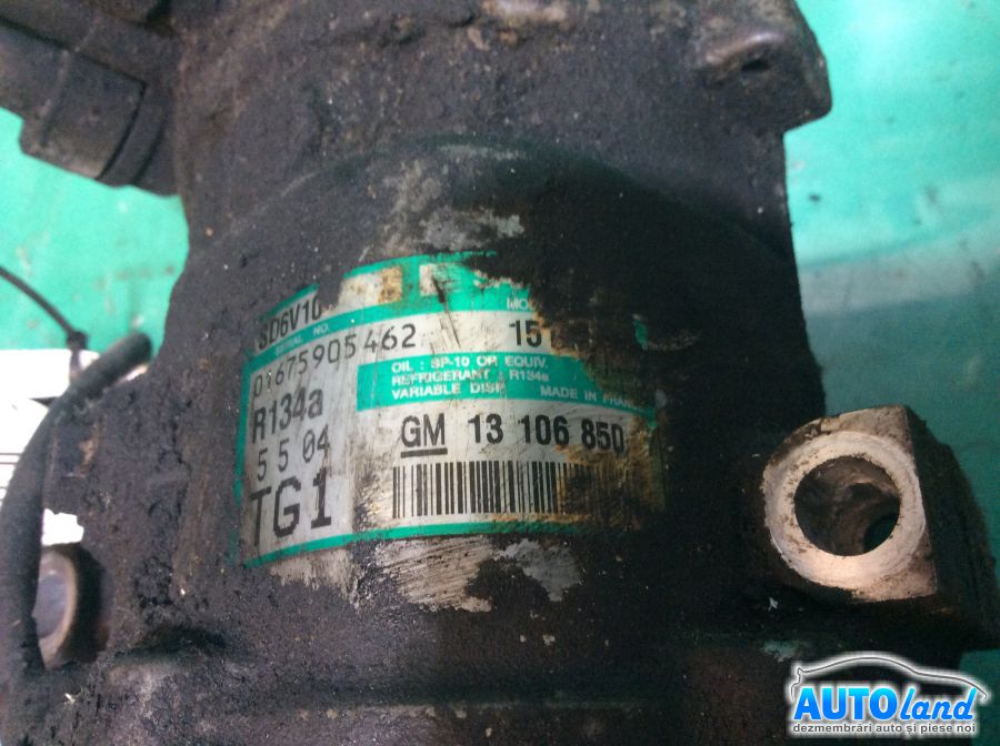 Compresor AC OPEL CORSA C (F08,F68) 2000-2025 Cod 13106850 