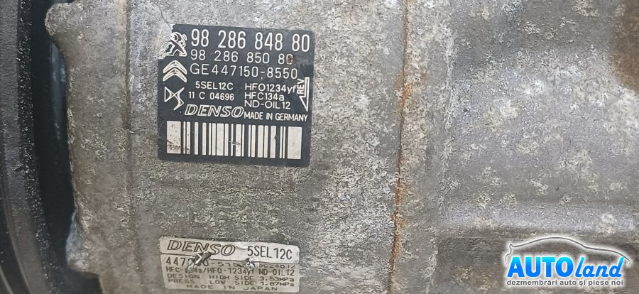 Compresor AC OPEL Corsa F 5-door 2019-2026 Cod 9828684880 