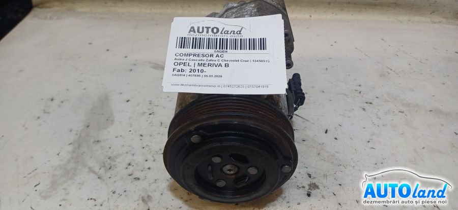 Compresor AC OPEL MERIVA B 2010-2026 Cod 13450515 
