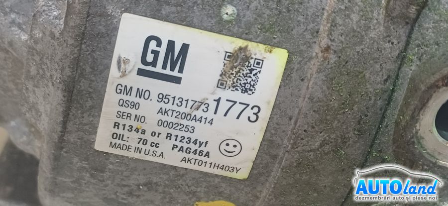 Compresor AC OPEL MOKKA 2012-2026 Cod 95131773 