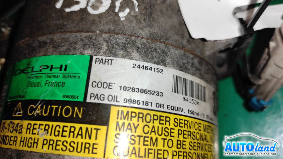 Compresor AC OPEL ZAFIRA (F75_) 1999-2005 Cod 24464152 