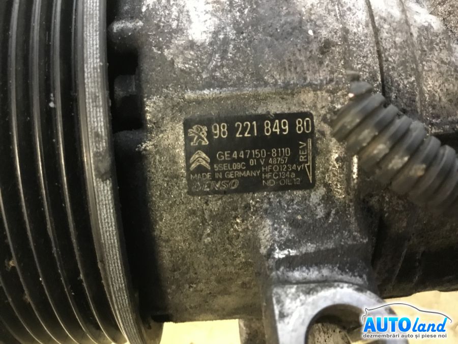 Compresor AC PEUGEOT 208 2012-2025 Cod 9822184980 
