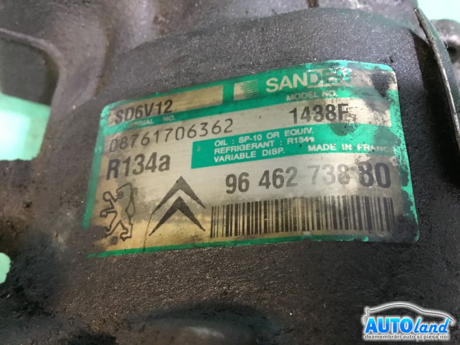 Compresor AC PEUGEOT 307 (3A/C) 2000-2026 Cod 9646273880 