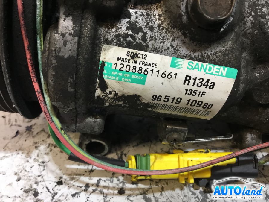 Compresor AC PEUGEOT 307 (3A/C) 2000-2025 Cod 9651910980 