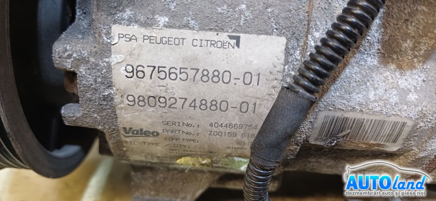 Compresor AC PEUGEOT 308 (4A_,4C_) 2007-2025 Cod 9675657880 