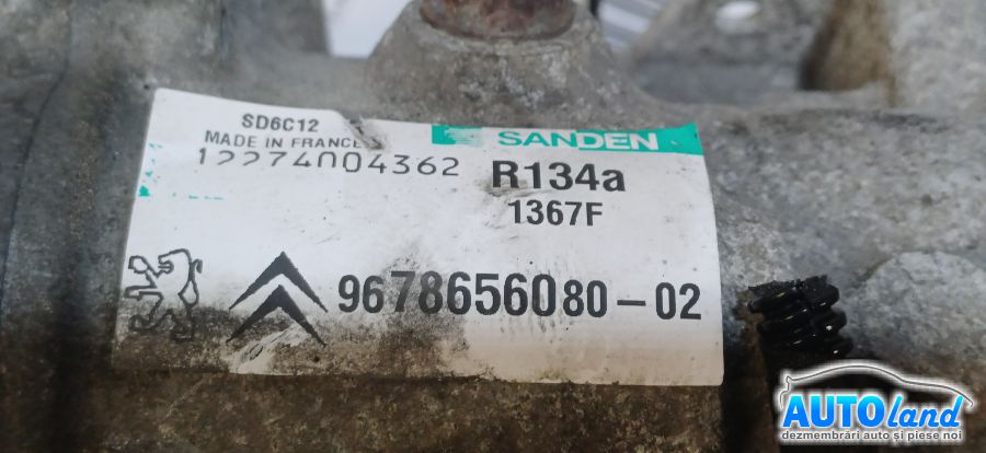 Compresor AC PEUGEOT 508 2010-2026 Cod 9678656080 