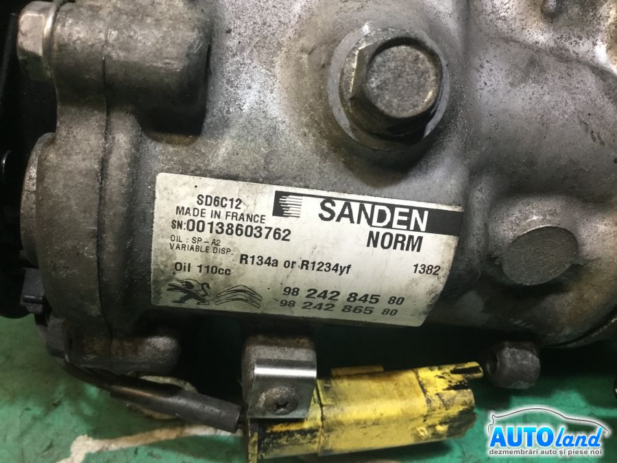 Compresor AC PEUGEOT 508 2010-2025 Cod 9824284580 