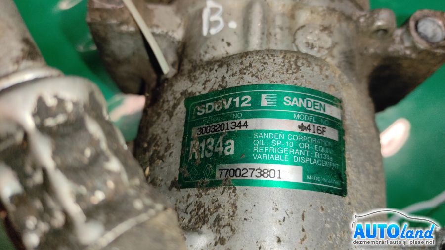 Compresor AC RENAULT CLIO II 1998-2001 Cod 7700273801 