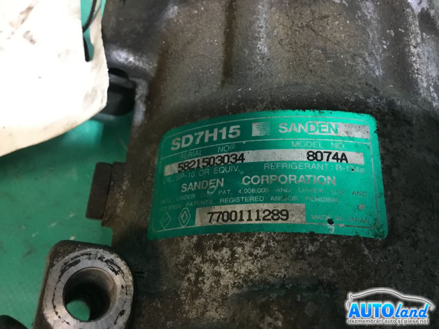 Compresor AC RENAULT LAGUNA I (B56_,556_) 1993-2001 Cod 7700000289 