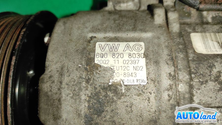 Compresor AC SKODA FABIA (6Y2) 1999-2025 Cod 6Q0820803G 