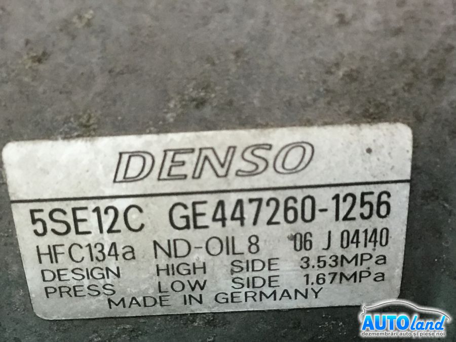 Compresor AC TOYOTA AURIS (_ZE15,_RE15) 2006-2025 Cod 4472601256 