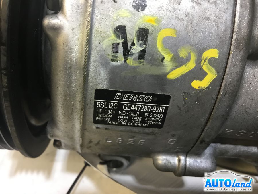 Compresor AC TOYOTA AVENSIS limuzina (T27) 2009-2025 Cod 4472809281 