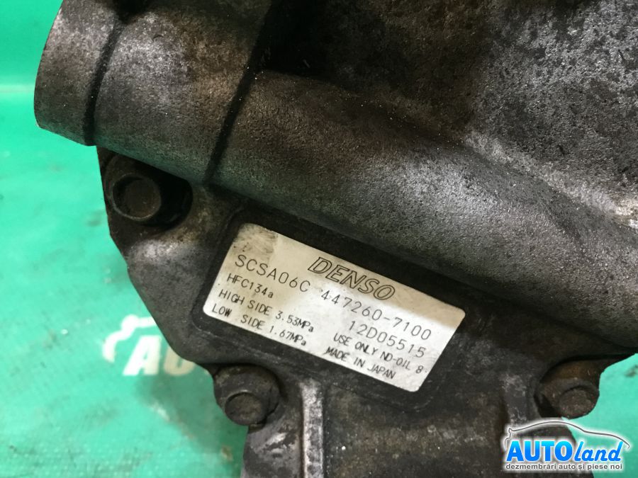 Compresor AC TOYOTA COROLLA (_E12U_,_E12J_) 2001-2025 Cod 4472607100 