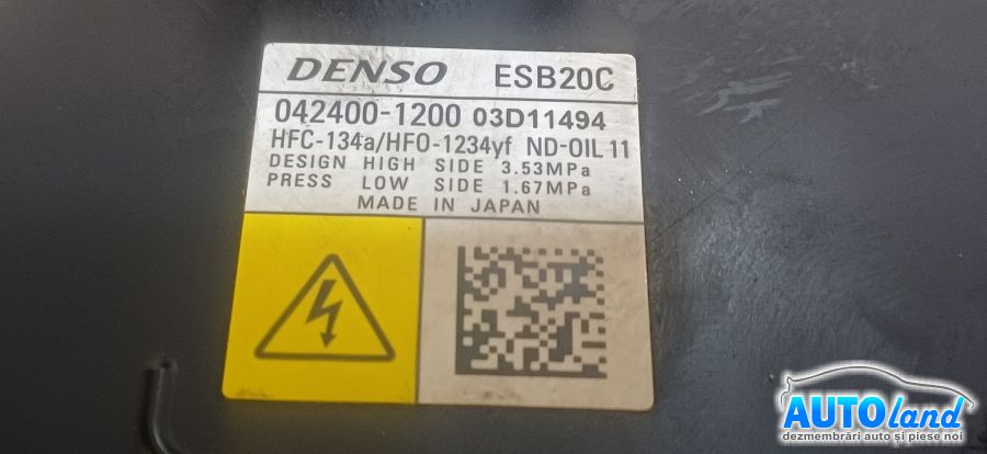 Compresor AC TOYOTA COROLLA (E21_) 2018-2026 Cod 0424001200 