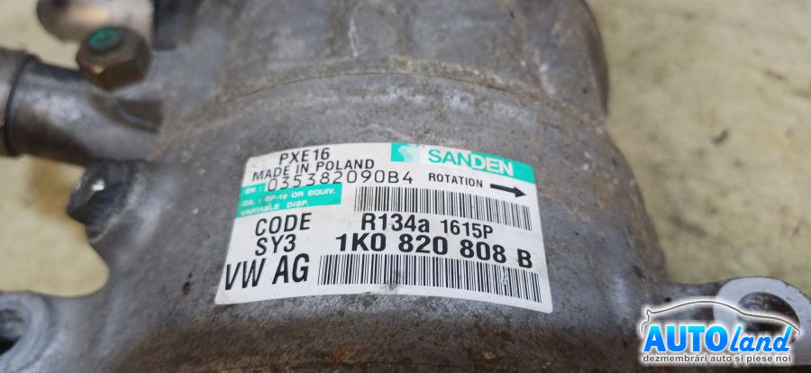 Compresor AC VOLKSWAGEN GOLF VI 2008-2025 Cod 1K0820808B 