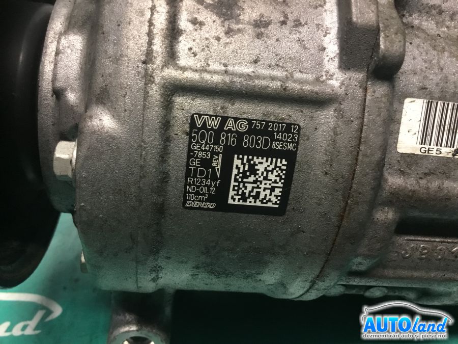 Compresor AC VOLKSWAGEN GOLF VII 2012-2025 Cod 5Q0816803D 