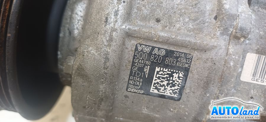 Compresor AC VOLKSWAGEN GOLF VII 2012-2026 Cod 5Q0820803 