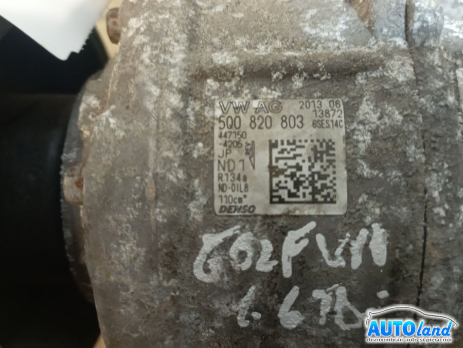 Compresor AC VOLKSWAGEN GOLF VII 2012-2025 Cod 5Q0820803 
