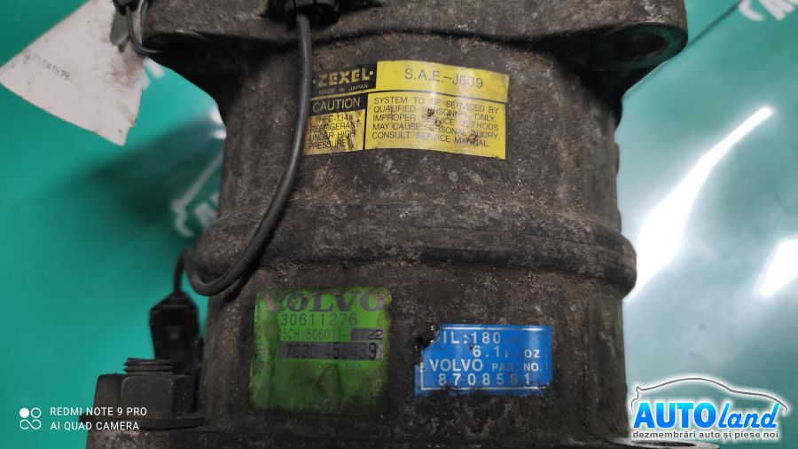 Compresor AC VOLVO S40 I (VS) 1995-2003 Cod 763D458439 