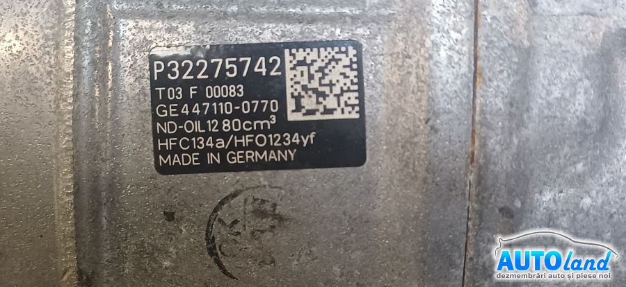 Compresor AC VOLVO S90 2016-2026 Cod P32275742 