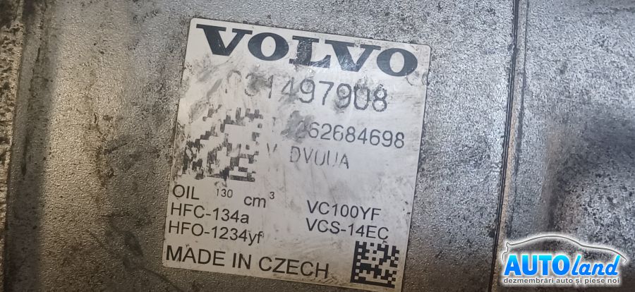 Compresor AC VOLVO XC40 (536) 2017-2026 Cod 31497908 