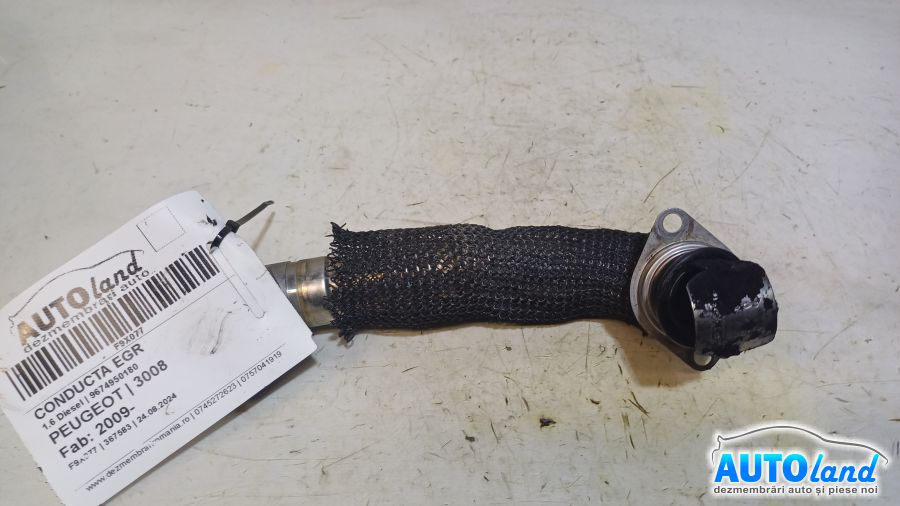 Conducta EGR PEUGEOT 3008 2009-2025 Cod 9674950180 