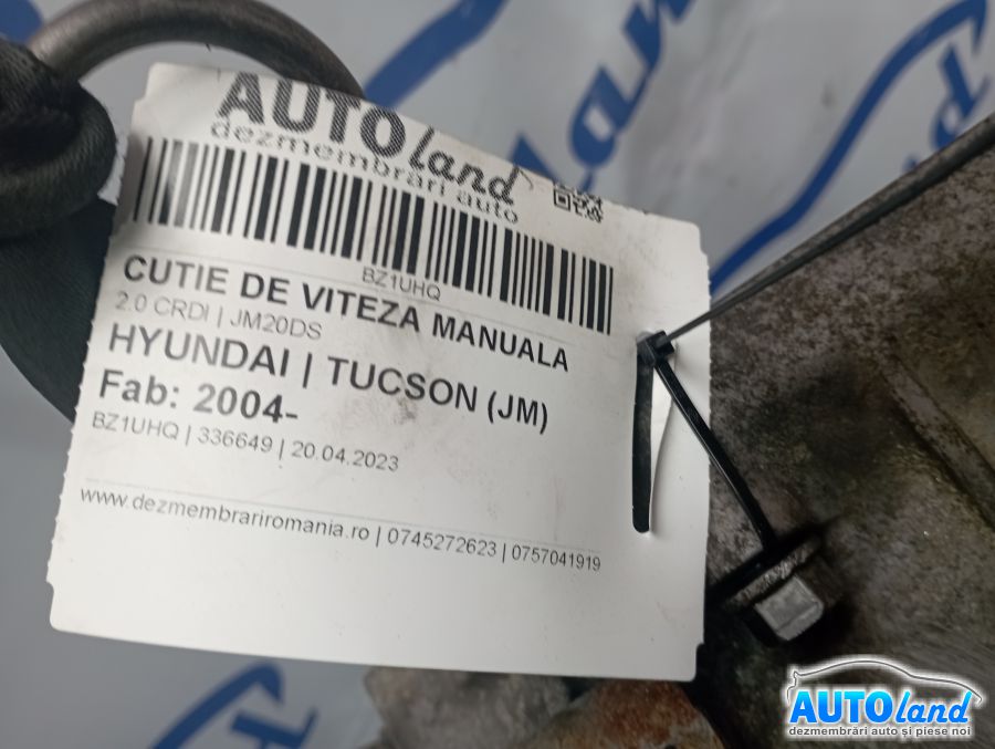 Cutie de Viteza Manuala HYUNDAI TUCSON (JM) 2004-2025 Cod JM20DS 