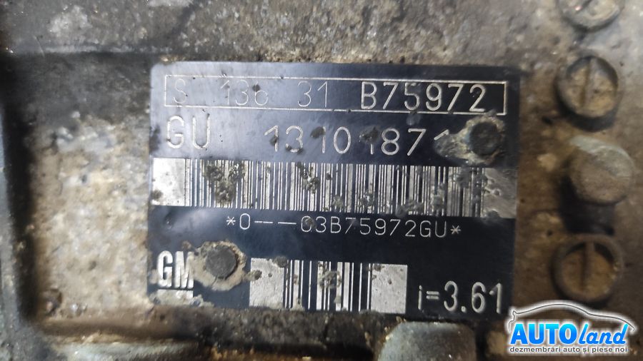 Cutie de Viteza Manuala OPEL SIGNUM 2003-2025 Cod 13101871 