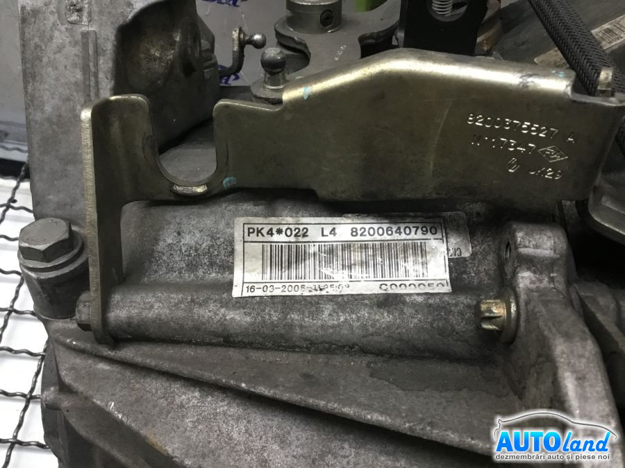 Cutie de viteza manuala RENAULT LAGUNA III (BT0/1) 2007-2025 Cod PK4 
