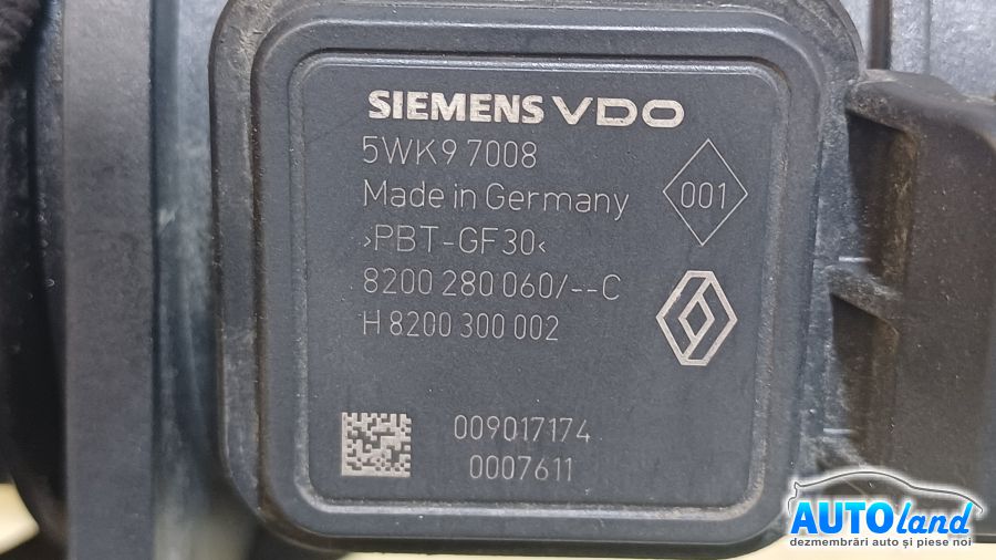 Debitmetru de Aer NISSAN QASHQAI (J10,JJ10) 2007-2025 Cod 8200280060 