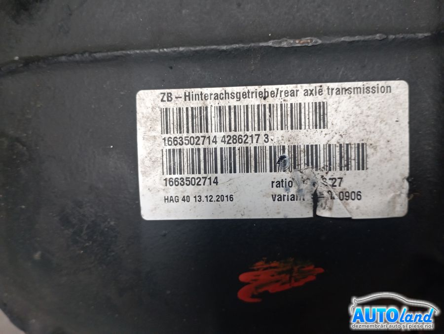 Diferential Grup Spate MERCEDES-BENZ M-CLASS (W166) 2011-2026 Cod A1663510208 