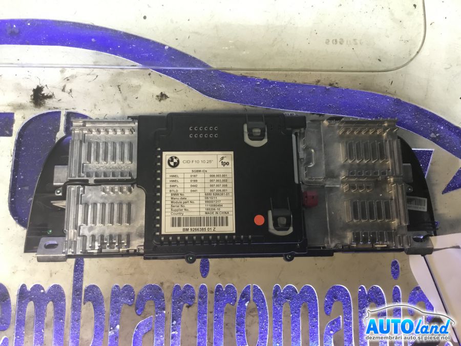 Display BMW 5 (F10) 2010-2025 Cod 9266385 
