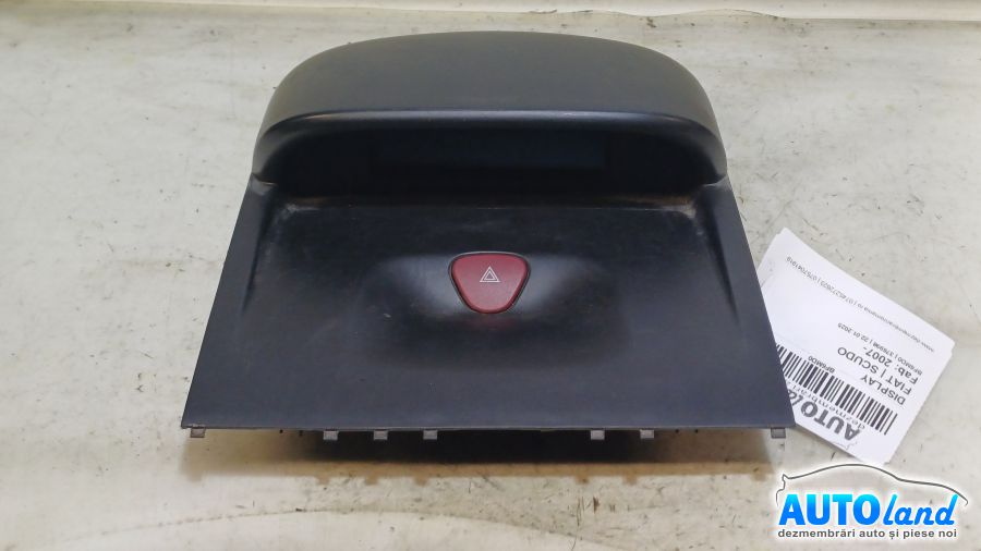 Display FIAT SCUDO 2007-2025 Cod 9803399680 