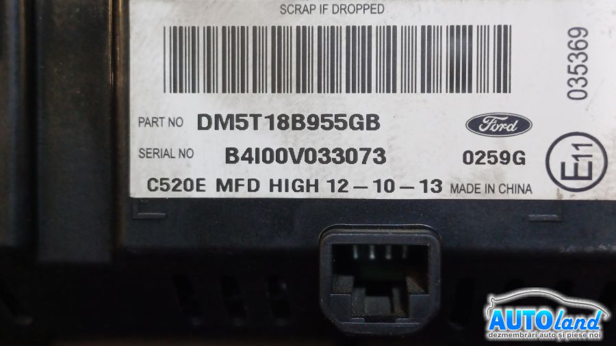 Display FORD FOCUS III 2011-2025 Cod DM5T18B955GB 