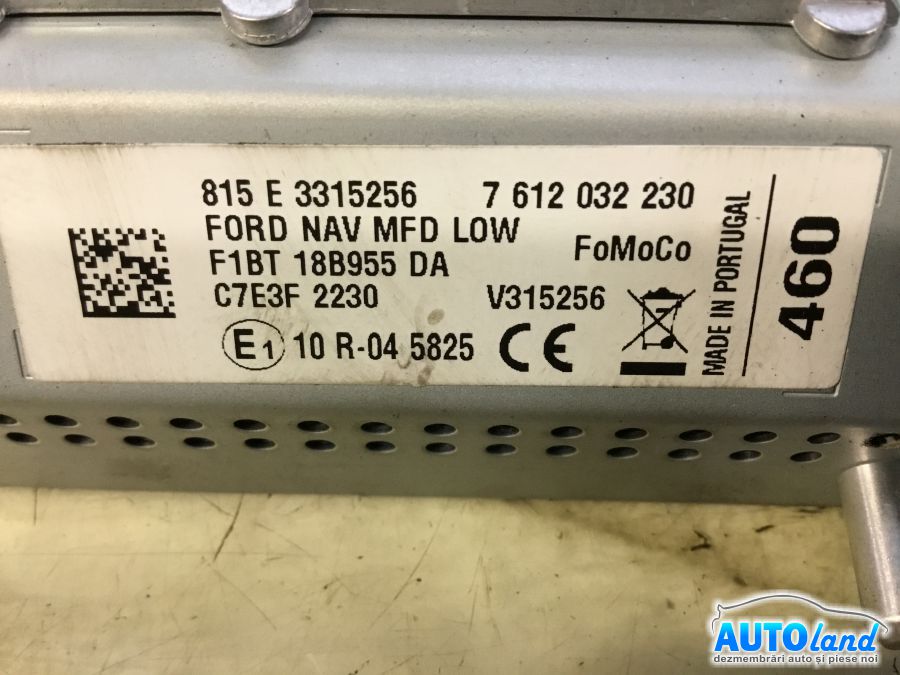 Display FORD TRANSIT CUSTOM 2012-2018 Cod F1BT18B955DA 