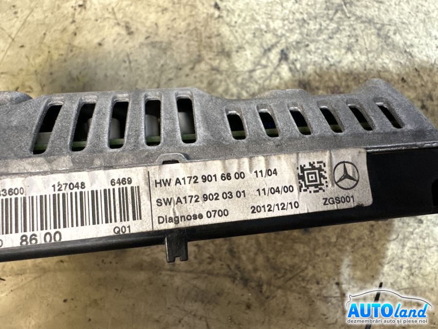 Display MERCEDES-BENZ C-CLASS Cupe (CL204) 2007-2026 Cod A1729016600 