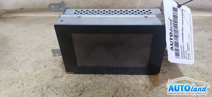 Display NISSAN PRIMERA Hatchback (P12) 2002-2025 Cod 28090BA000 