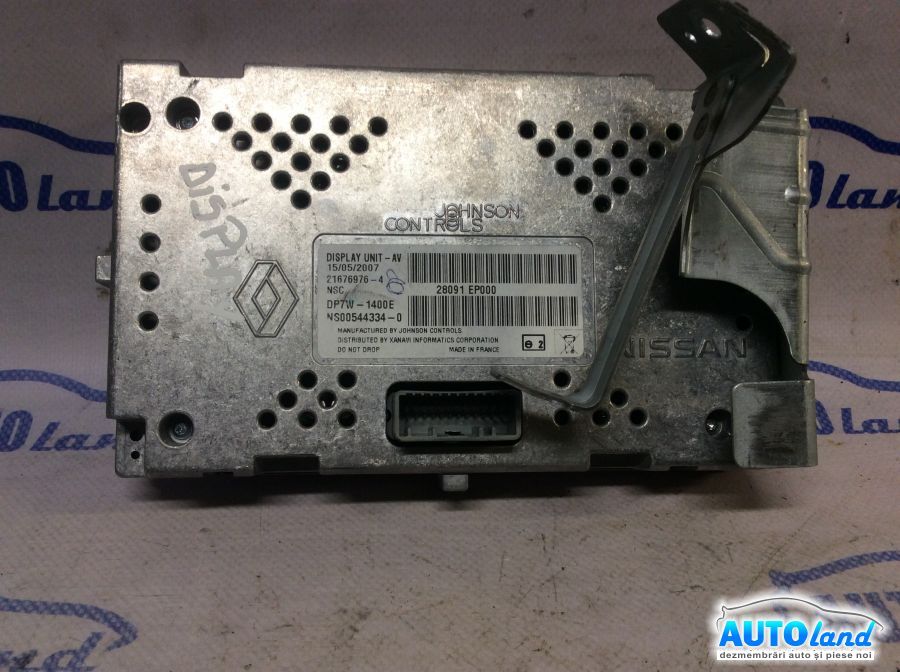 Display NISSAN QASHQAI (J10,JJ10) 2007-2025 Cod 216768764 