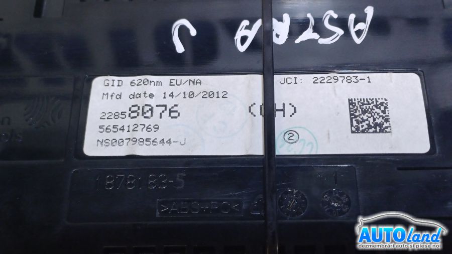 Display OPEL ASTRA J hatchback 2009-2025 Cod 565412769 