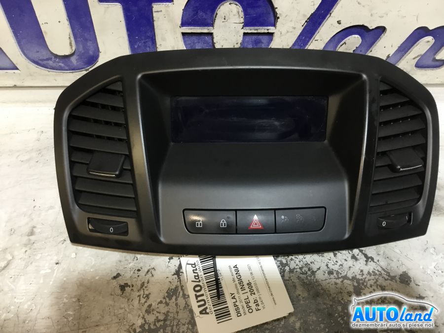 Display OPEL INSIGNIA 2008-2025 Cod 12844841 