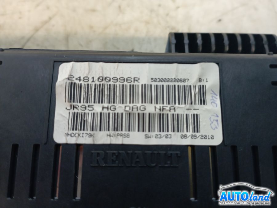 Display RENAULT SCENIC III (JZ0/1_) 2009-2025 Cod 248100996R 