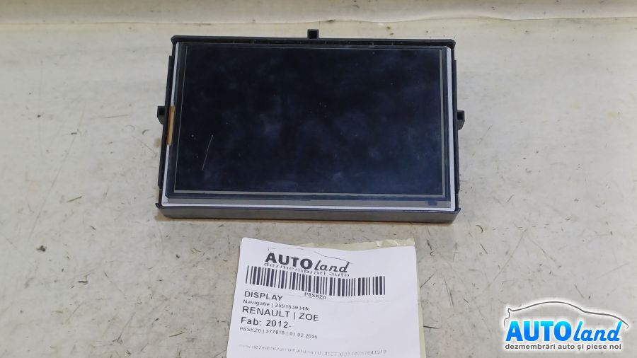 Display RENAULT ZOE 2012-2025 Cod 259153934R 
