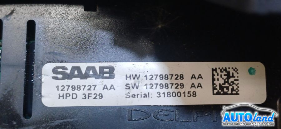 Display SAAB 9-3 (YS3D) 1998-2002 Cod 12798727 